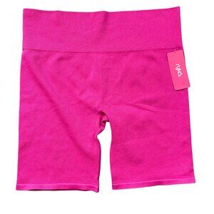 Ryka High Waisted Seamless Bike Shorts Women's Size XL Anti Chafing‎ Ribbed NEW